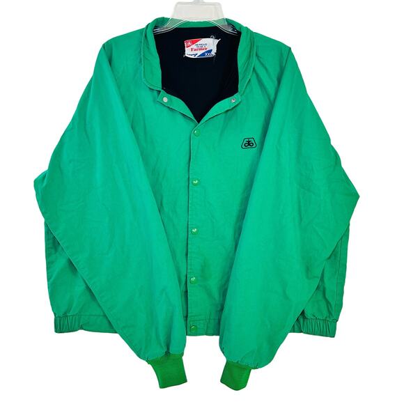 Vintage Pioneer Seed Jacket Coat Swingster Proud to Be a Farmer Chore Coat - Picture 1 of 9